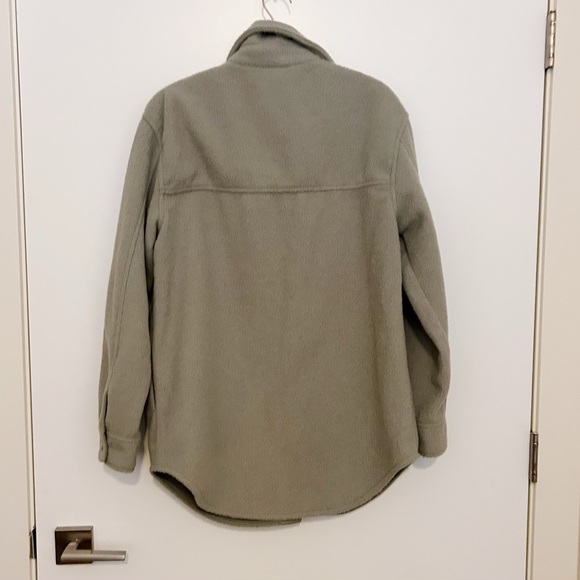 Joie Boyfriend Sage Green Shacket - Picture 4 of 5